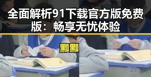 全面解析91下载官方版免费版：畅享无忧体验