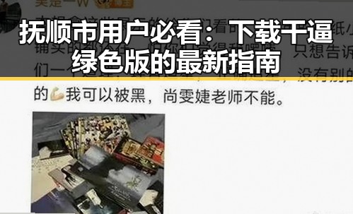 抚顺市用户必看：下载干逼绿色版的最新指南