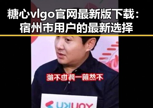 糖心vlgo官网最新版下载：宿州市用户的最新选择