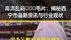 高清乱码🔞❌♋毛片：揭秘西宁市最新资讯与行业现状