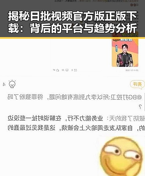 揭秘日批视频官方版正版下载:背后的平台与趋势分析