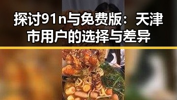 探讨91n与免费版:天津市用户的选择与差异