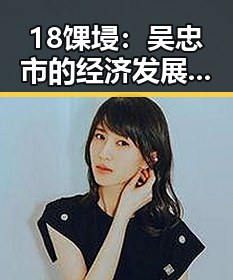 18馃埐:吴忠市的经济发展与未来机遇