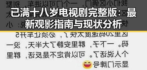 已满十八岁电视剧完整版:最新观影指南与现状分析