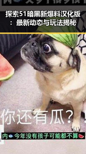 探索51暗黑新爆料汉化版：最新动态与玩法揭秘