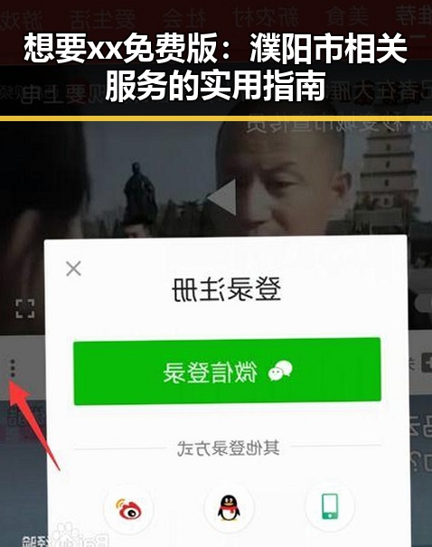 想要xx免费版：濮阳市相关服务的实用指南
