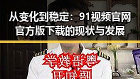 从变化到稳定：91视频官网官方版下载的现状与发展