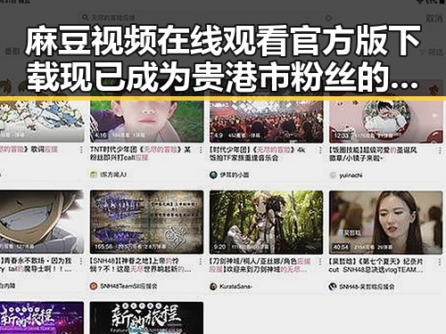 麻豆视频在线观看官方版下载现已成为贵港市粉丝的新宠