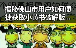 揭秘佛山市用户如何便捷获取小黄书破解版下载绿色版