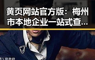 黄页网站官方版：梅州市本地企业一站式查询指南