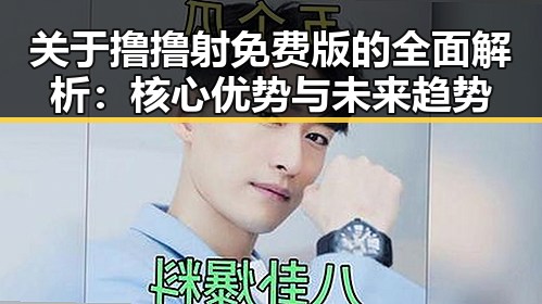 关于撸撸射免费版的全面解析:核心优势与未来趋势