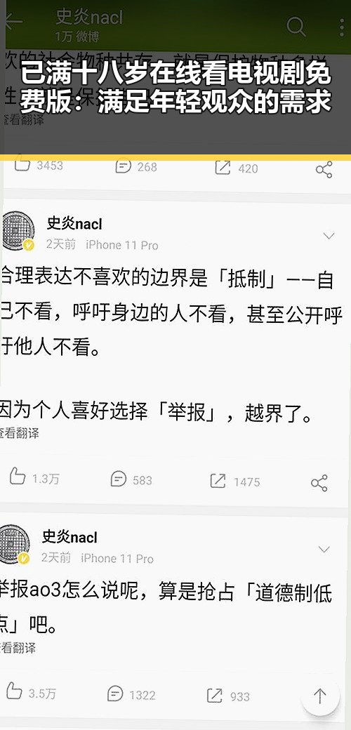 已满十八岁在线看电视剧免费版:满足年轻观众的需求