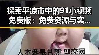 探索平凉市中的91小视频免费版:免费资源与实际体验的对比