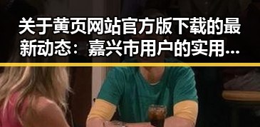 关于黄页网站官方版下载的最新动态:嘉兴市用户的实用指南