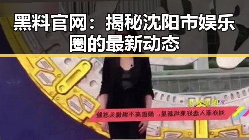 黑料 官网:揭秘沈阳市娱乐圈的最新动态