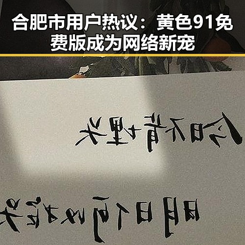 合肥市用户热议：黄色91免费版成为网络新宠