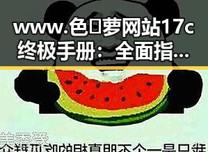 www.色😍萝网站17c终极手册:全面指南助你掌握技巧