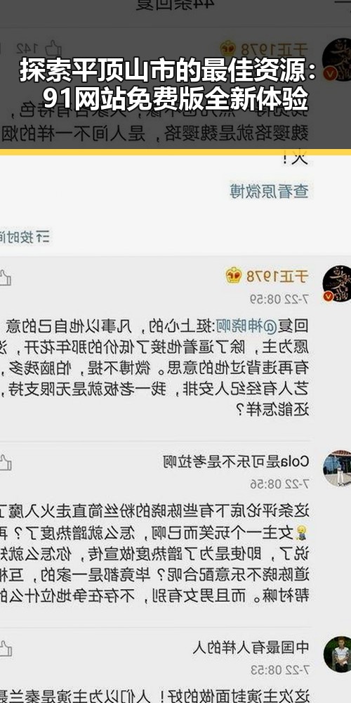 探索平顶山市的最佳资源:91网站免费版全新体验