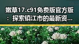 嫩草17.c 91免费版官方版：探索镇江市的最新资源与应用