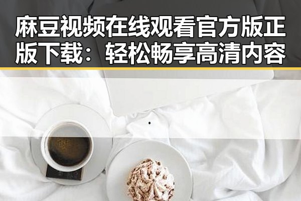 麻豆视频在线观看官方版正版下载：轻松畅享高清内容