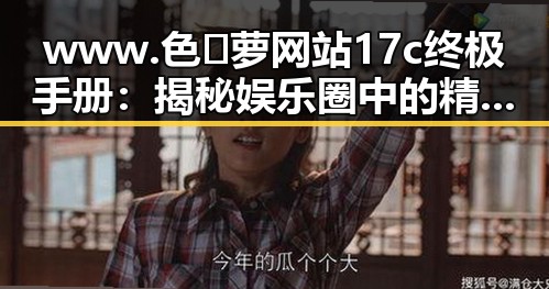 www.色😍萝网站17c终极手册：揭秘娱乐圈中的精彩现状