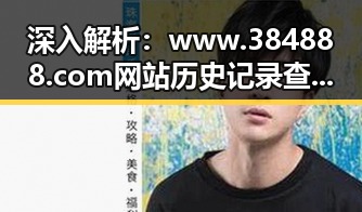深入解析:www.384888.com网站历史记录查询背后的意义