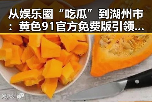 从娱乐圈“吃瓜”到湖州市:黄色91官方免费版引领多元内容发展