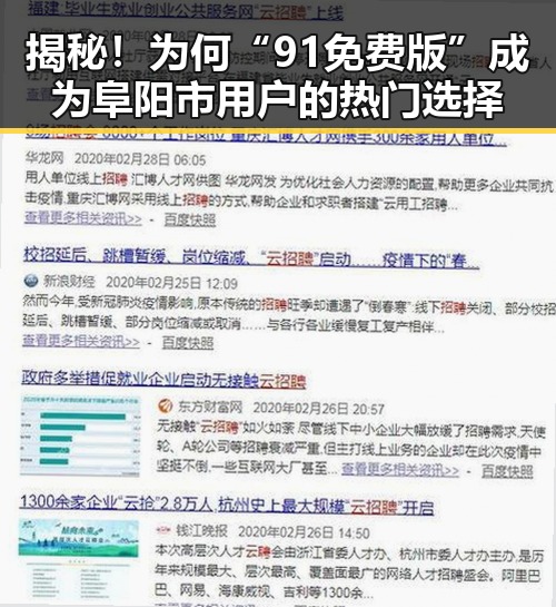 揭秘!为何“91免费版”成为阜阳市用户的热门选择