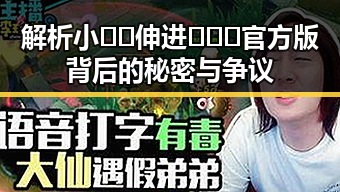解析小🐔🐔伸进🈲🔞🔞官方版背后的秘密与争议