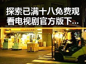 探索已满十八免费观看电视剧官方版下载：满足你的观影新体验