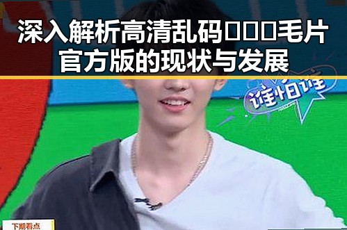 深入解析高清乱码🔞❌♋毛片官方版的现状与发展