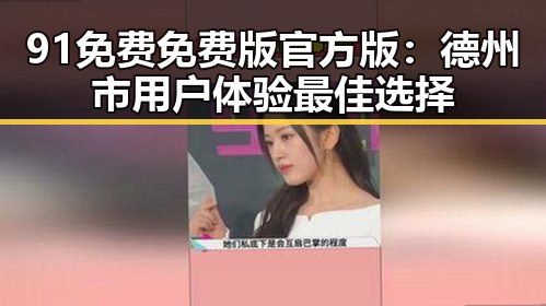 91免费免费版官方版：德州市用户体验最佳选择