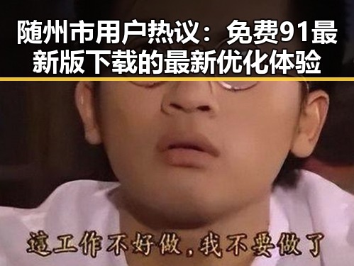 随州市用户热议：免费91最新版下载的最新优化体验