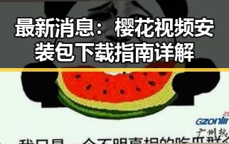 最新消息：樱花视频安装包下载指南详解