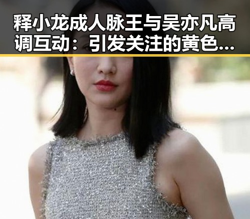 释小龙成人脉王与吴亦凡高调互动:引发关注的黄色91官方版