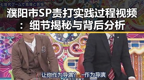 濮阳市SP责打实践过程视频：细节揭秘与背后分析