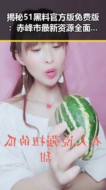 揭秘51黑料官方版免费版：赤峰市最新资源全面解析