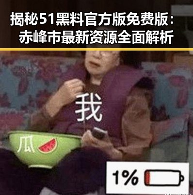 揭秘51黑料官方版免费版:赤峰市最新资源全面解析