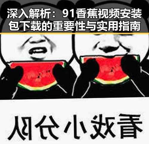 深入解析：91香蕉视频安装包下载的重要性与实用指南