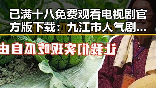 已满十八免费观看电视剧官方版下载:九江市人气剧集推荐